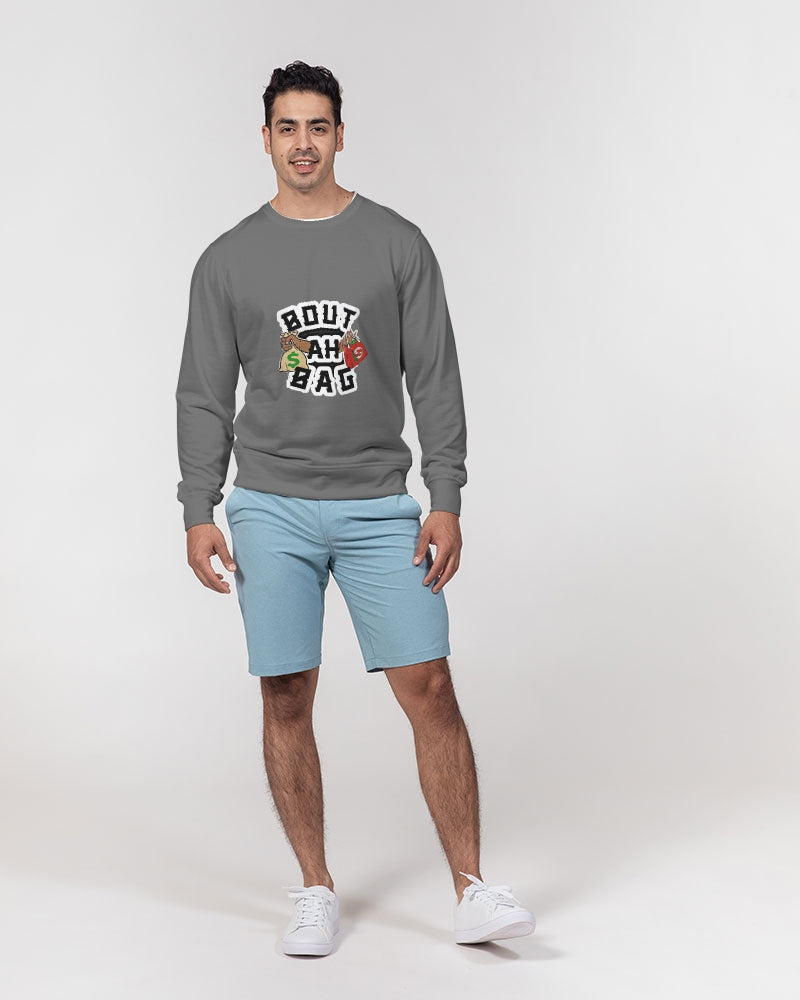 Bout Ah Bag Men's Classic French Terry Crewneck Pullover