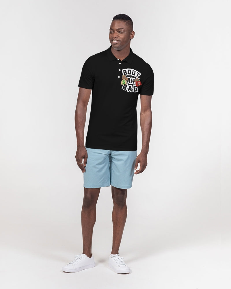 Bout Ah Bag Men's Slim Fit Short Sleeve Polo