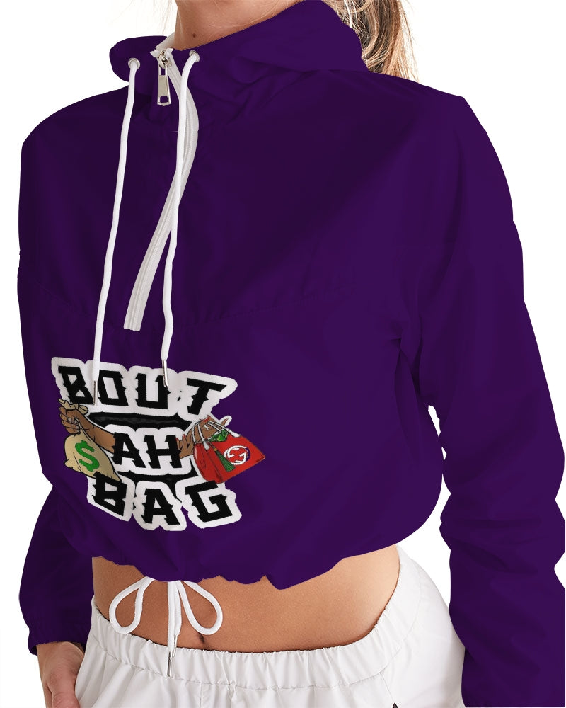 Bout Ah Bag Women's Cropped Windbreaker