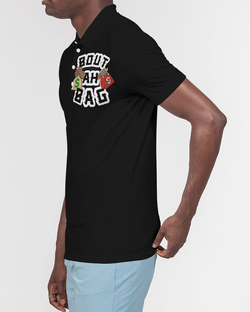 Bout Ah Bag Men's Slim Fit Short Sleeve Polo