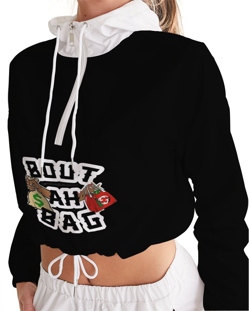 Bout Ah Bag Women's Cropped Windbreaker