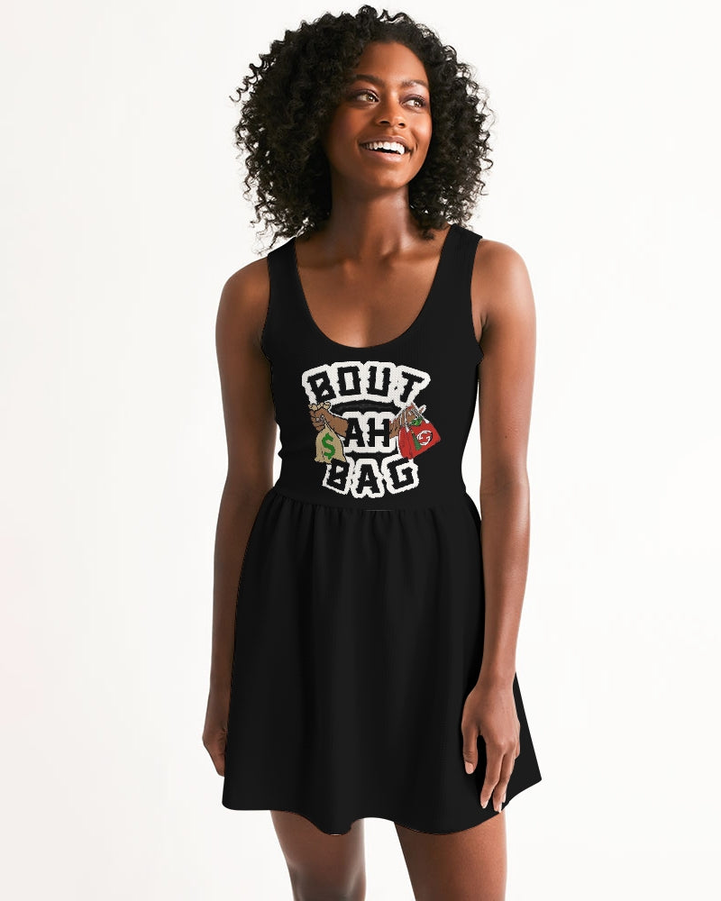 Bout Ah Bag Women's Scoop Neck Skater Dress