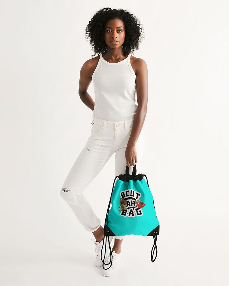 Bout Ah Bag Canvas Drawstring Bag