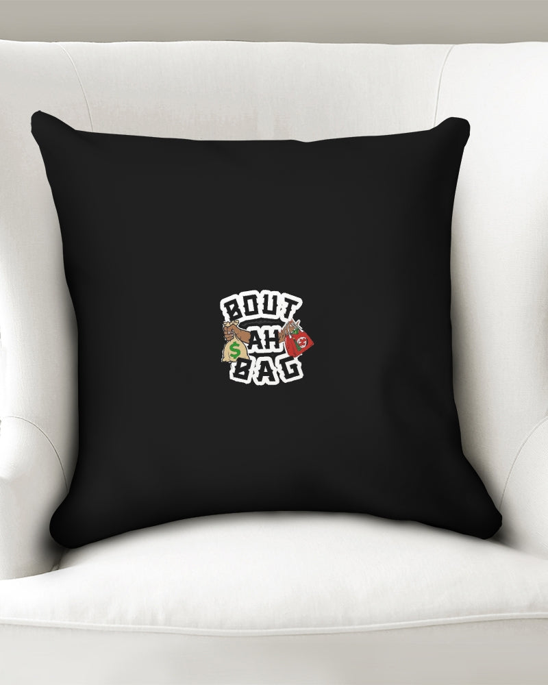 Bout Ah Bag Throw Pillow Case 18"x18"