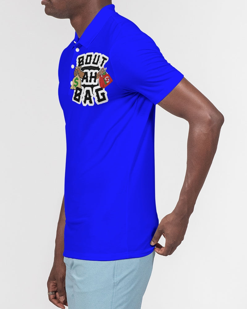 Bout Ah Bag Men's Slim Fit Short Sleeve Polo