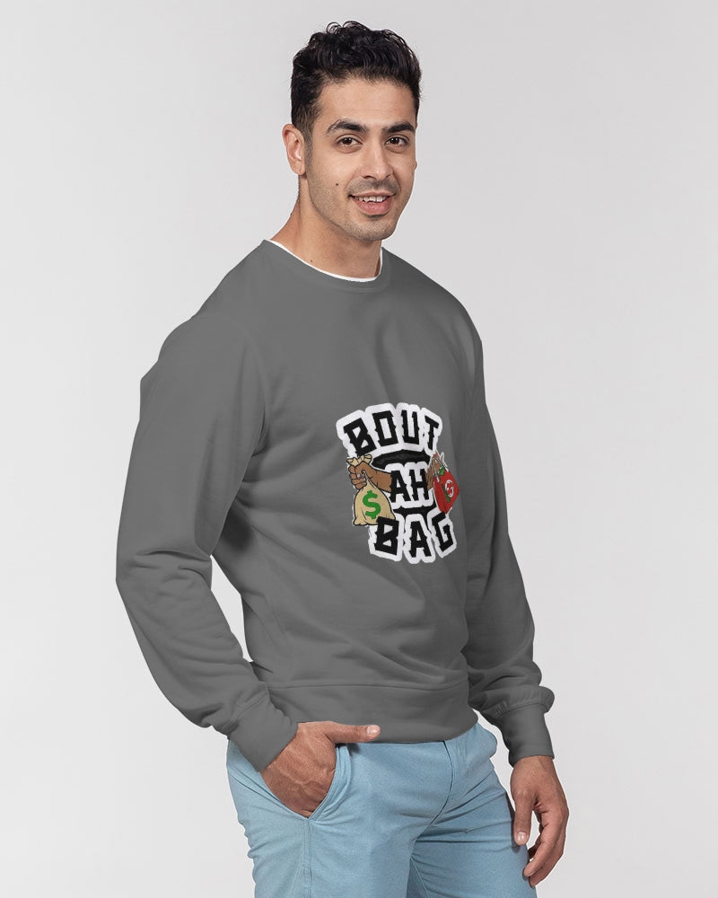 Bout Ah Bag Men's Classic French Terry Crewneck Pullover