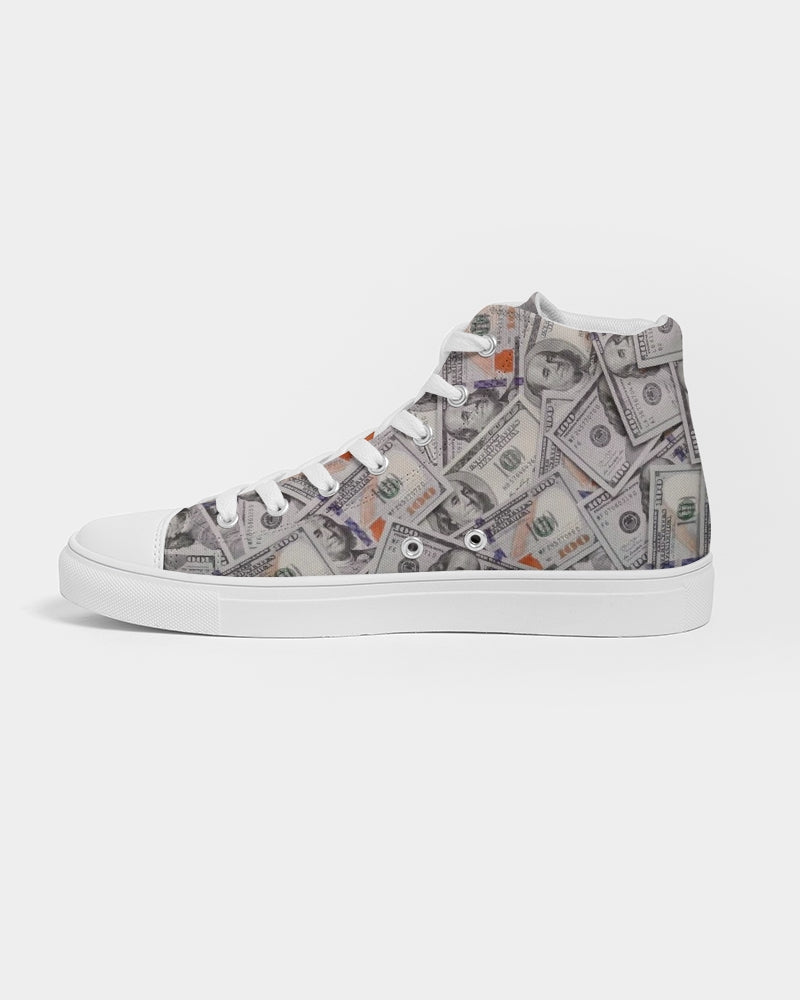 Bout Ah Bag Money In The Bank Women's Hightop Canvas Shoe