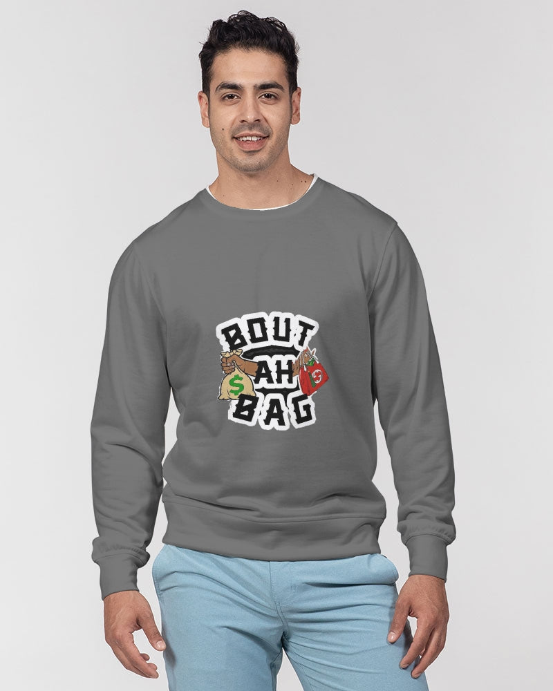 Bout Ah Bag Men's Classic French Terry Crewneck Pullover