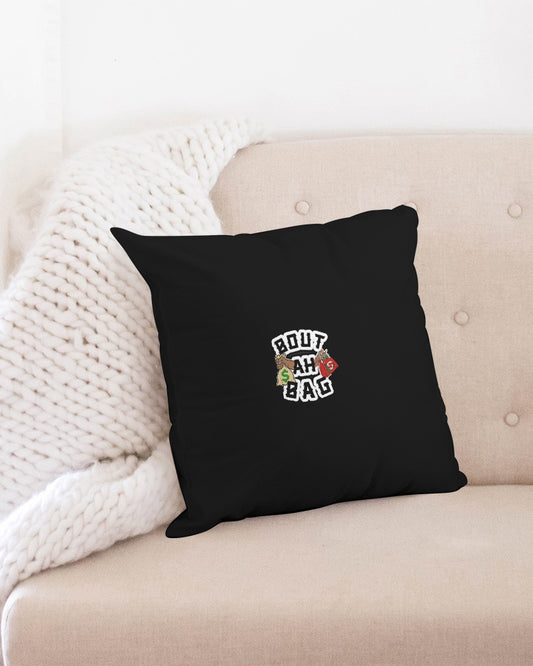 Bout Ah Bag Throw Pillow Case 18"x18"