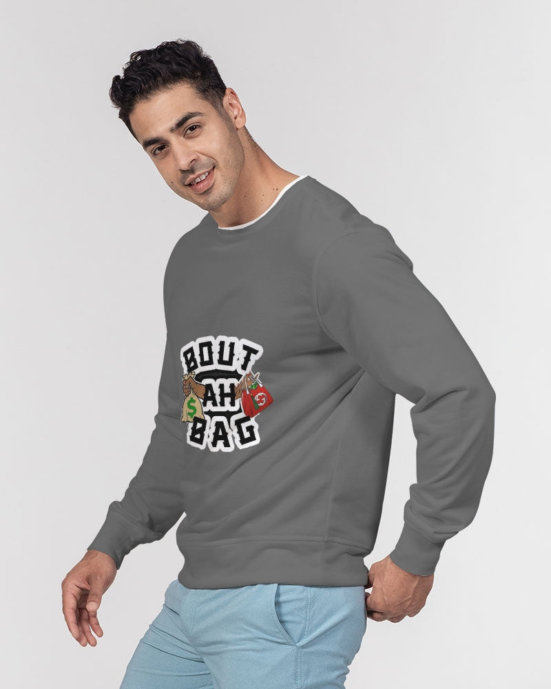 Bout Ah Bag Men's Classic French Terry Crewneck Pullover